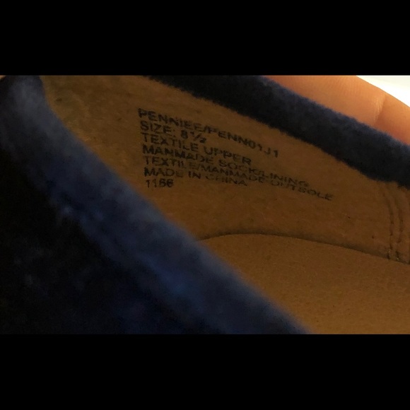 Madden Girl Penniee blue velvet loafers size 8.5 - Picture 7 of 7